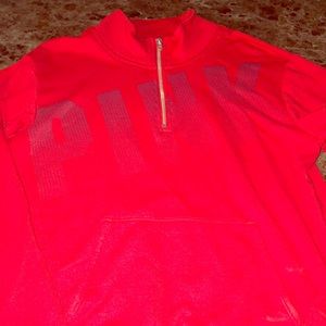 Quarter zip pullover.